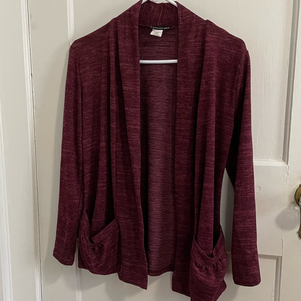 Maroon Cardigan